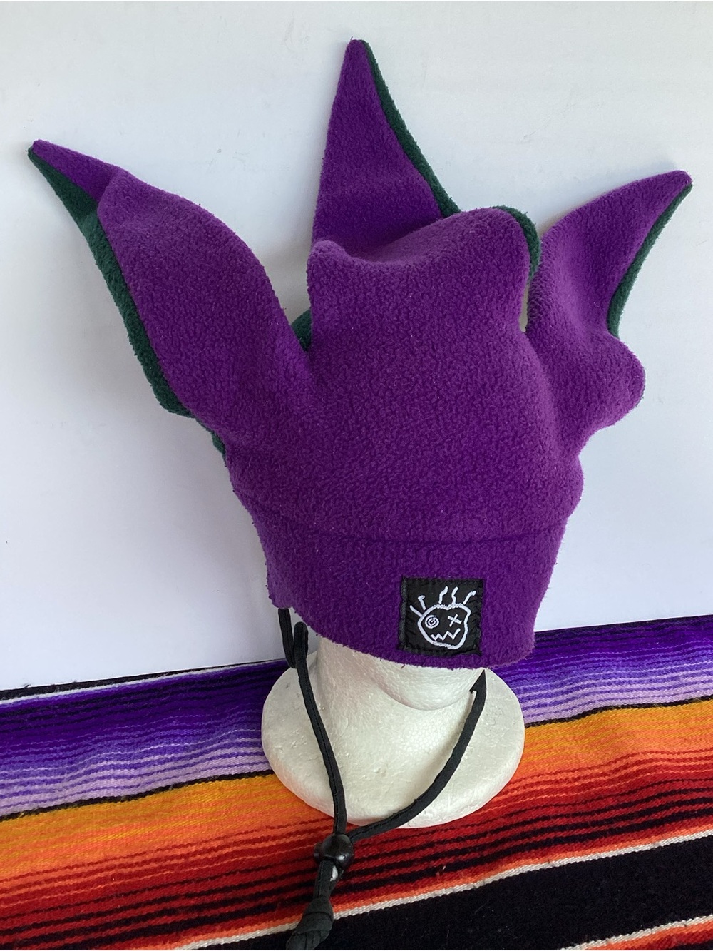 Vintage Bula Fleece skiing jester hat snowboard winter made in USA